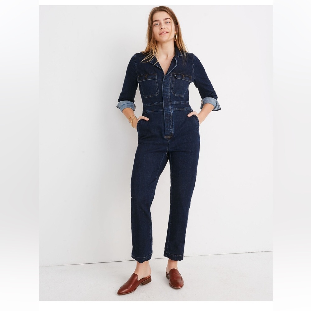 Madewell denim jumpsuit size 10